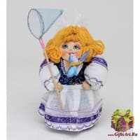 МР-29/ 7 Матрешка-Кукла &quot;Девушка с сачком&quot;