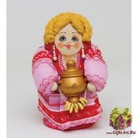 МР-29/ 6 Матрешка-Кукла &quot;Девушка с самоваром&quot;