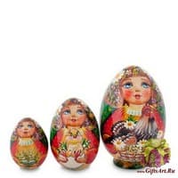 МР-16/13 Матрешка- Яйцо 3м &quot;Мария с курицей&quot;