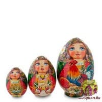 МР-16/15 Матрешка-Яйцо 5м &quot;Мария с петухом&quot;