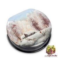 ШК-10/ 1 Шкатулка  &quot;Домик у пруда&quot; Гусак - Вариант A