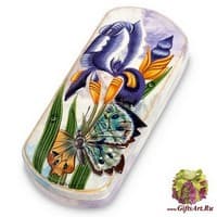 ШК-70/ 5 Шкатулка  &quot;Бабочка&quot; 6,5х13,5 исп. Яблокова