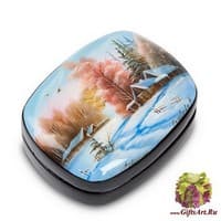 ШК-60/ 3 Шкатулка  &quot;Часовенка&quot; Соловьева - Вариант A