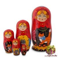 МР-20/ 2 Матрешка 5м &quot;Анна Кошачье счастье&quot; СП