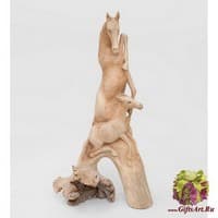 45-009 Статуэтка &quot;Лошадь с жеребенком&quot; 40 см