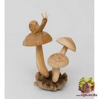 50-012 Статуэтка &quot;Улитка на грибе&quot;