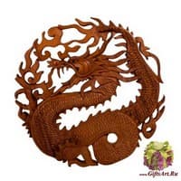 17-017 Панно резное  &quot;Дракон&quot;