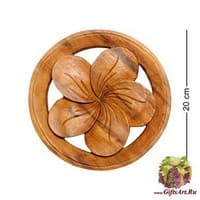 17-042 Панно резное  &quot;Цветы&quot;