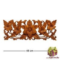 17-045 Панно резное  &quot;Цветы&quot;