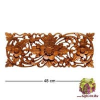 17-047 Панно резное  &quot;Цветы&quot;