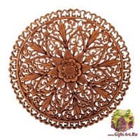 17-052 Панно резное &quot;Цветы&quot;