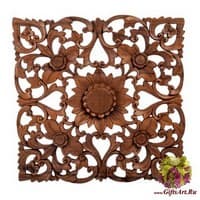 17-053 Панно резное &quot;Цветы&quot;