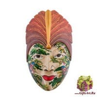 44-006 Маска расписная &quot;Балийские мотивы&quot;