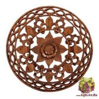 17-066 Панно резное &quot;Цветы&quot;