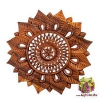 17-072 Панно резное &quot;Цветы&quot;