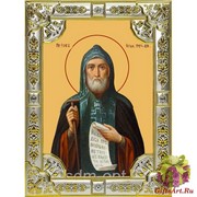 Икона освященная &quot;Иов Почаевский преподобный&quot; ,18х24см со стразами, 18x24 см