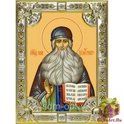 Икона освященная &quot;Максим Грек преподобный&quot;, 18x24 см со стразами, 18x24 см