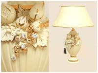 Эксклюзивная лампа &quot;Богатый урожай&quot; керамика стразы Высота 65 см Стелла Италия