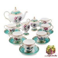 JK- 20 Чайный сервиз на 6 перс.&quot;Цветок Неаполя&quot;