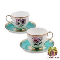 JK- 23 Чайный набор на 2 перс.&quot;Цветок Неаполя&quot;