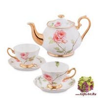 JK- 38 Чайный набор на 2 перс."Итальянская роза"