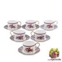 JK- 42 Чайный набор на 6 перс."Восточное Поло"