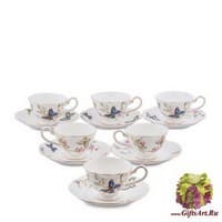 JK- 47 Чайный набор на 6 перс.&quot;Райский уголок&quot;