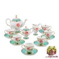 JK- 68 Чайный сервиз на 6 перс. &quot;Роза&quot;