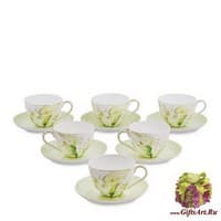 JK- 74 Чайный набор на 6 перс. &quot;Калла&quot;
