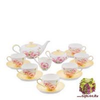 JK- 82 Чайный сервиз на 6 перс. &quot;Пионы&quot;
