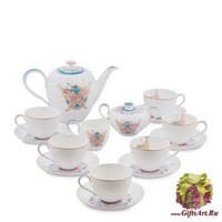 JK- 98 Чайный сервиз 15 пр. на 6 перс. "Песня Мотылька" JK- 98 Чайный сервиз 15 пр. на 6 перс. "Песня Мотылька"