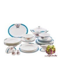 JK-102 Столовый сервиз 27 пр. на 6 перс. &quot;Песня Мотылька&quot;