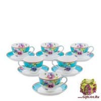 JK-115 Чайный набор на 6 перс. &quot;Виола&quot;