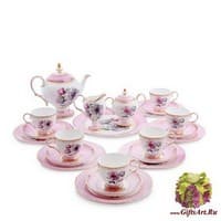 JK-125 Чайный сервиз 22 пр. на 6 перс. &quot;Цветок Неаполя&quot;