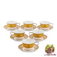 JK-177 Чайный набор на 6 перс. &quot;Арабески&quot;