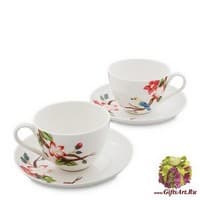 JS-25 Чайный набор на 2 перс. &quot;Райская птица&quot;