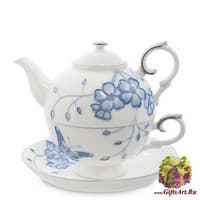 JS-33 Чайный набор &quot;Голубая бабочка&quot;