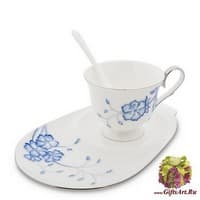 JS-35 Чайная пара &quot;Голубая бабочка&quot;