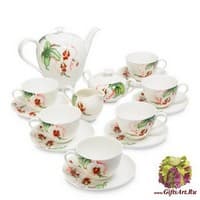 JS-36 Чайный сервиз на 6 персон &quot;Королевская орхидея&quot;