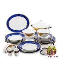 JK-196 Столовый сервиз 27 пр. на 6 перс. &quot;Золотой Палермо&quot;