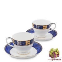 JK-199 Чайный набор на 2 перс. &quot;Золотой Палермо&quot;