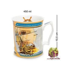 CN-05 Кружка &quot;Флагман Виктори 1765 г.&quot; 450 мл