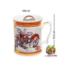 CN-07 Кружка &quot;Мотоцикл &quot;Харлей Девидсон 1940 г.&quot; 450 мл