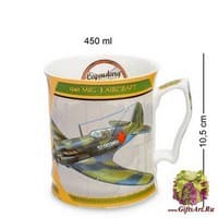 CN-08 Кружка &quot;Самолет МИГ-3 1940 г.&quot; 450 мл
