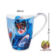 CN-18 Кружка &quot;Венецианские маски&quot; 400 мл