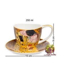 CN-24 Чашка с блюдцем &quot;Поцелуй