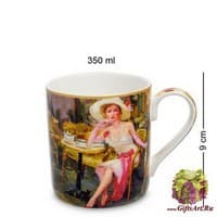 CN-50 Кружка &quot;В летнем кафе&quot; 350мл