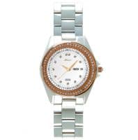 Часы золотые женские с фианитами Ника Dolce Vita 5002.2.1.W.17