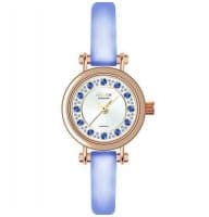 Часы золотые женские с фианитами Ника Фиалка 0315.2.1.16