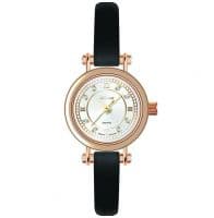 Часы золотые женские с фианитами Ника Фиалка 0315.2.1.17